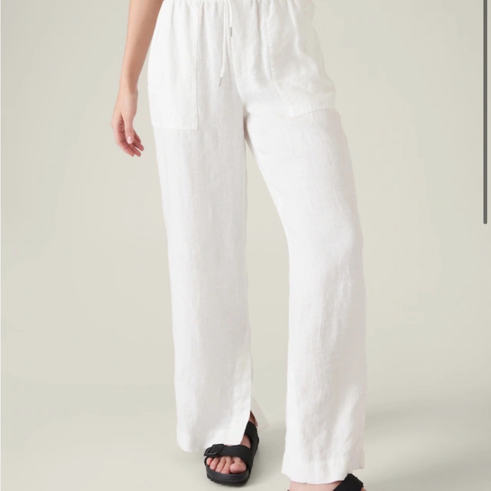 ATHLETA white linen pants